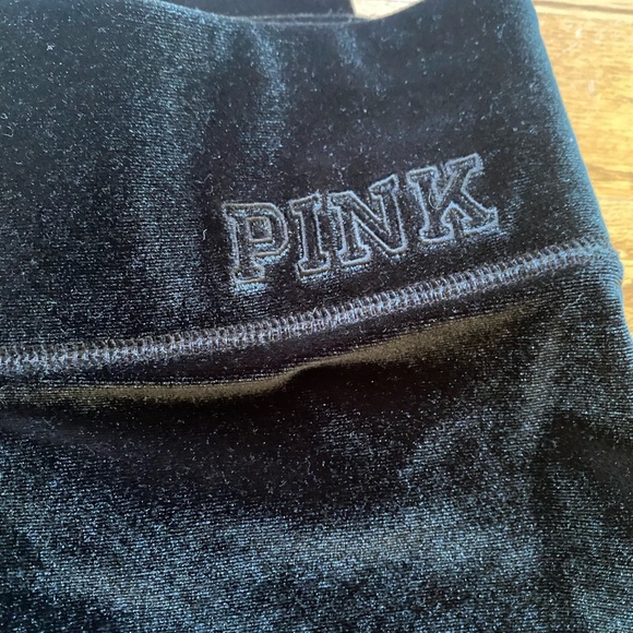 PINK Victoria's Secret Velvet Leggings - black - Picture 4 of 6